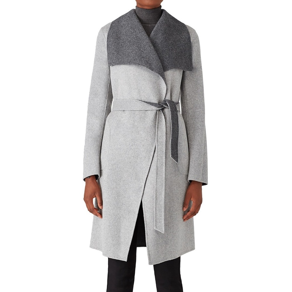 Soia & Kyo Oxana Double Face Wool Wrap Jacket